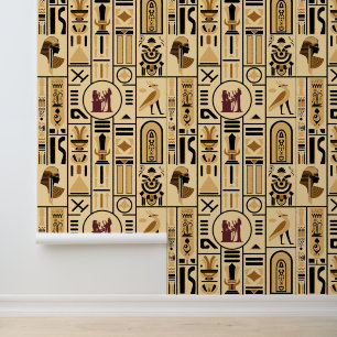 Ägyptische Hieroglyphen Tapete
