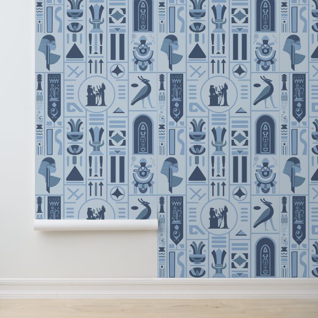 Ägyptische Hieroglyphen-Tapete Tapete (Anwendung)