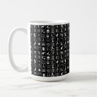 Ägyptische Hieroglyphen-Tasse