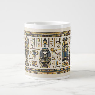 Ägyptische Hieroglyphen-Tasse Pharaonisch Jumbo-Tasse