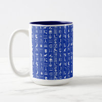 Ägyptische Hieroglyphen-Tasse