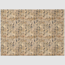 ägyptische Hieroglyphen Vögel Muster 2 Seidenpapier