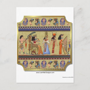Ägyptische Hieroglyphics Apparel, Geschenke Sammle Postkarte