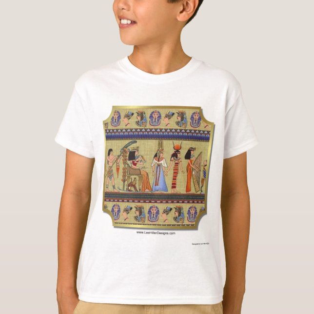 Ägyptische Hieroglyphics Apparel, Geschenke Sammle T-Shirt (Vorderseite)