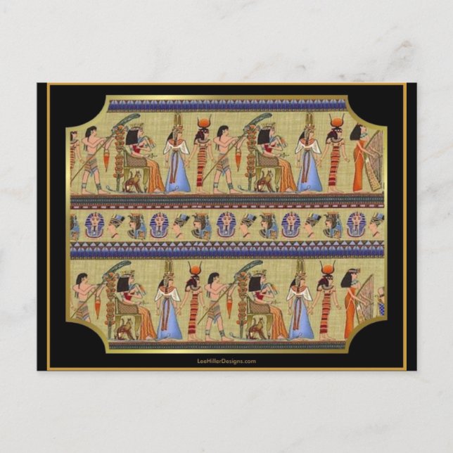 Ägyptische Hieroglyphics Serie II Apparel Geschenk Postkarte (Vorderseite)