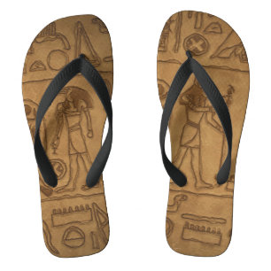 Ägyptische Hieroglyphische Kunst Flip Flops