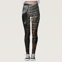 Ägyptische Hieroglyphische Leggings