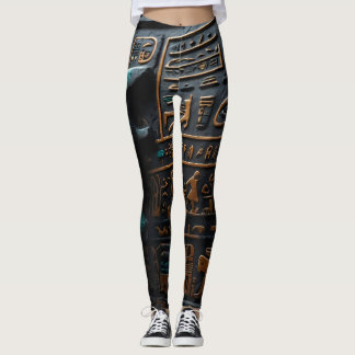Ägyptische Hieroglyphische Leggings
