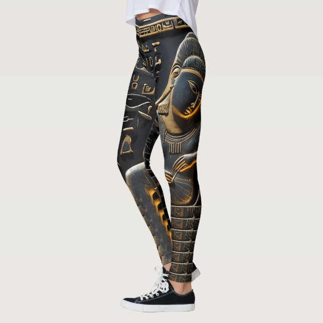 Ägyptische Hieroglyphische Leggings (Links)