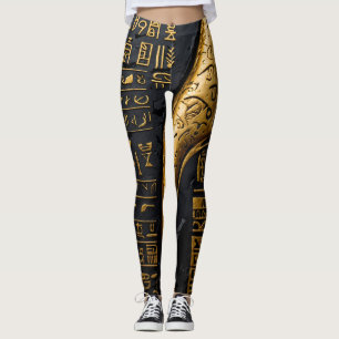 Ägyptische Hieroglyphische Leggings
