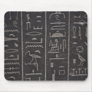 Ägyptische Hieroglyphs Maus Pad Mousepad