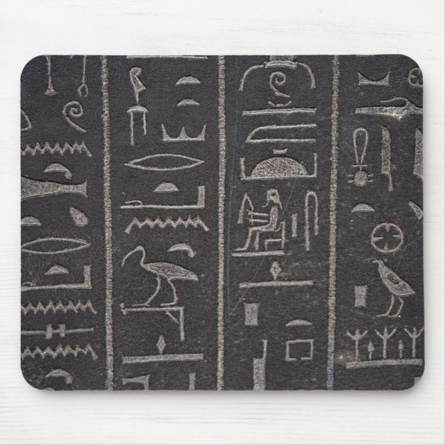 Ägyptische Hieroglyphs Maus Pad Mousepad (Vorne)