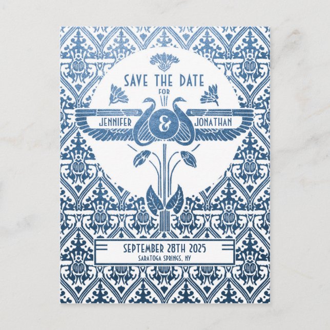 Ägyptische Hochzeit rettet das Datum der Postkarte (Vorderseite)