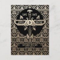 Ägyptische Hochzeit rettet das Datum der Postkarte