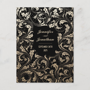 Ägyptische Hochzeit rettet das Datum der Postkarte