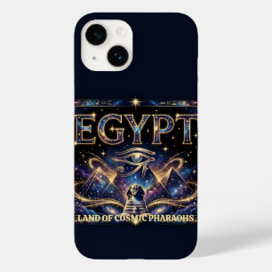 Ägyptische Horusauge-Kosmische Pyramiden-Kunst Case-Mate iPhone 14 Hülle