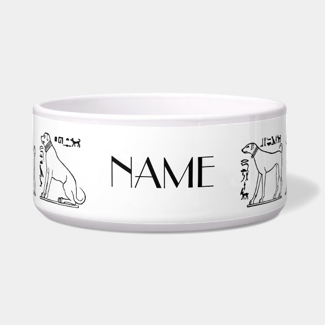 Ägyptische Hunde Haustiere Napf (Vorderseite)