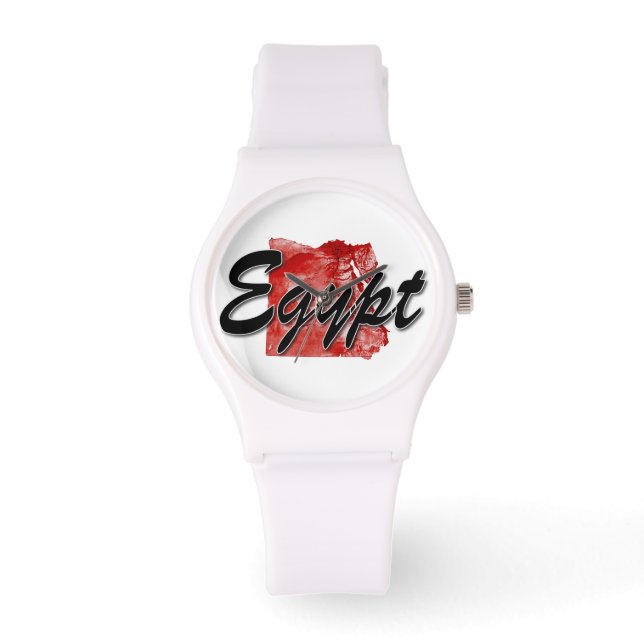 Ägyptische Karte Armbanduhr (Vorderseite)