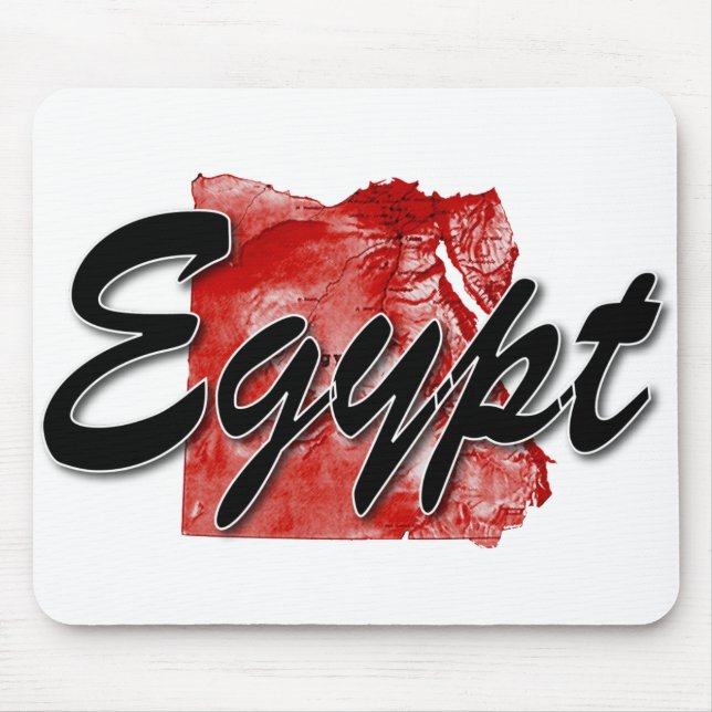 Ägyptische Karte Mousepad (Vorne)