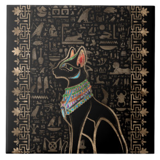 Ägyptische Katze - Bastet Fliese