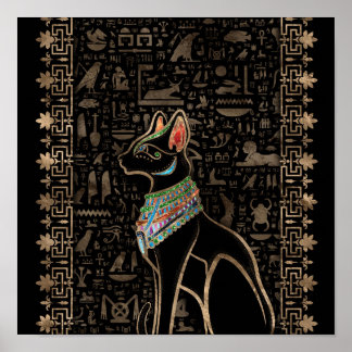 Ägyptische Katze - Bastet Poster