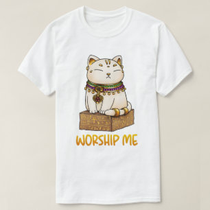 Ägyptische Katze Gott Bastet verehren mich T-Shirt