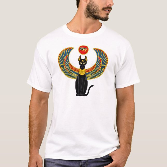 Ägyptische Katze T-Shirt (Vorderseite)