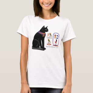 Ägyptische Katzen-hieroglyphischer T - Shirt