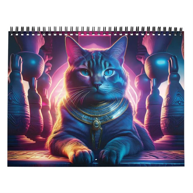 Ägyptische Katzen Kalender (Titelbild)