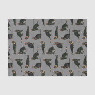 Ägyptische Katzen-Muster Seidenpapier