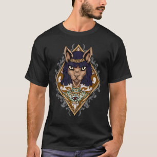ägyptische Königin Auge des Horus Sphinx Katze Ägy T-Shirt