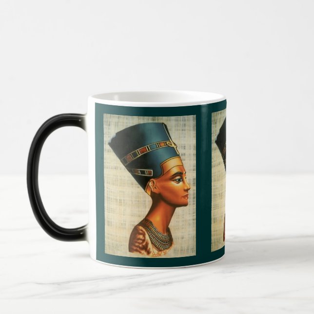 Ägyptische Königin Nefertiti Antike Geschichte Tri Verwandlungstasse (Links)