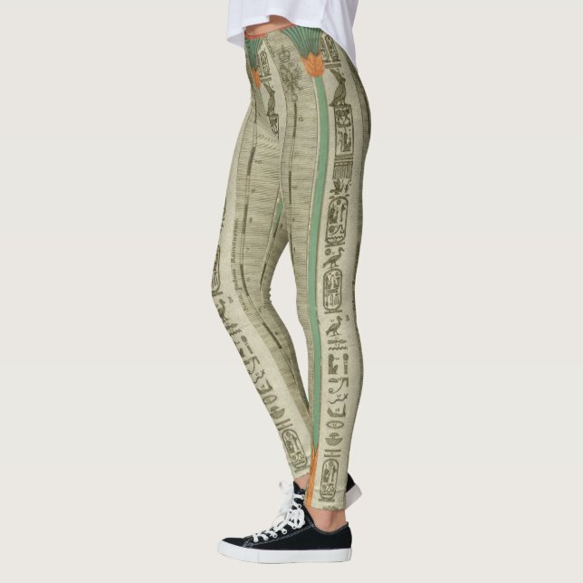 Ägyptische Kunst-Druck-Leggings Leggings (Links)