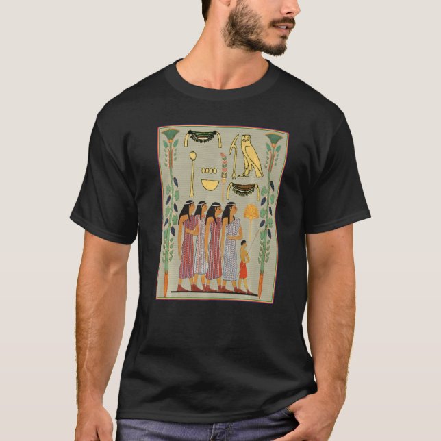 Ägyptische Ladys King Tut Queen Cleopatra Nefertit T-Shirt (Vorderseite)