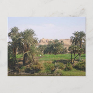 Ägyptische Landschaft Postkarte