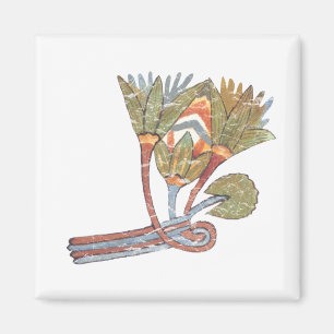 Ägyptische Lotus-Blume Magnet