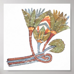 Ägyptische Lotus-Blume Poster