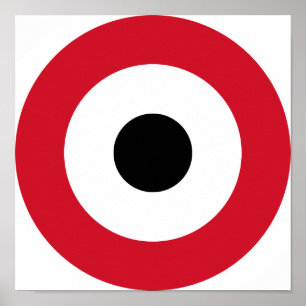 Ägyptische Luftwaffe Roundel Poster