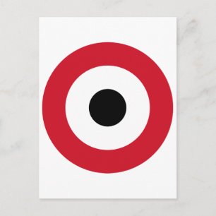 Ägyptische Luftwaffe Roundel Postkarte