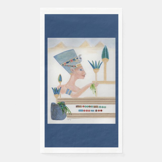 Ägyptische Motif Collage Serviette (Vorderseite)