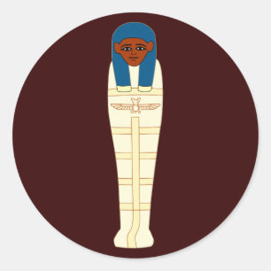 Ägyptische Mumie egypt mummy Runder Aufkleber