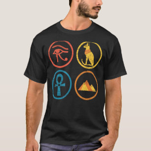 Ägyptische Mythologie Ägypten Pyramide Antiker Ägy T-Shirt