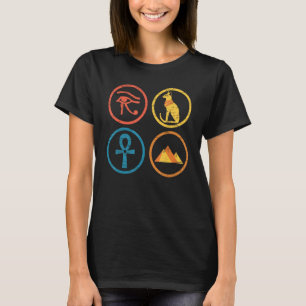 Ägyptische Mythologie Ägypten Pyramide Antiker Ägy T-Shirt