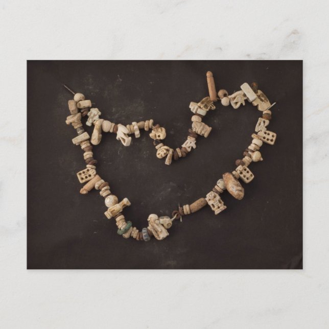 Ägyptische Nekklace Postcard Postkarte (Vorderseite)