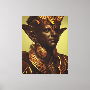 Ägyptische Osiris Canvas Print Leinwanddruck