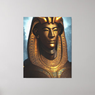 Ägyptische Osiris Canvas Print Leinwanddruck