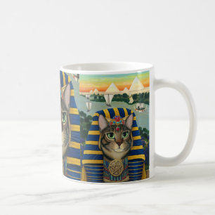 Ägyptische Pharao-Katze Bastet Ägypten Tasse