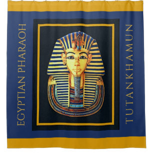 ÄGYPTISCHE PHARAOH TUTANKHAMUN DUSCHVORHANG