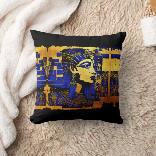 Ägyptische Pharaonenmanuskripte Kissen (Decke)