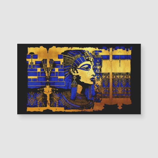 Ägyptische Pharaonenmanuskripte Magnetkarte (Vorderseite)